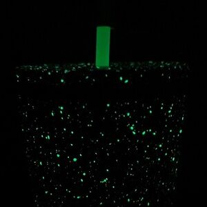 NWT Starbucks 2024 Fall Pleated  Purple Splatter Glow In The Dark Tumbler Venti